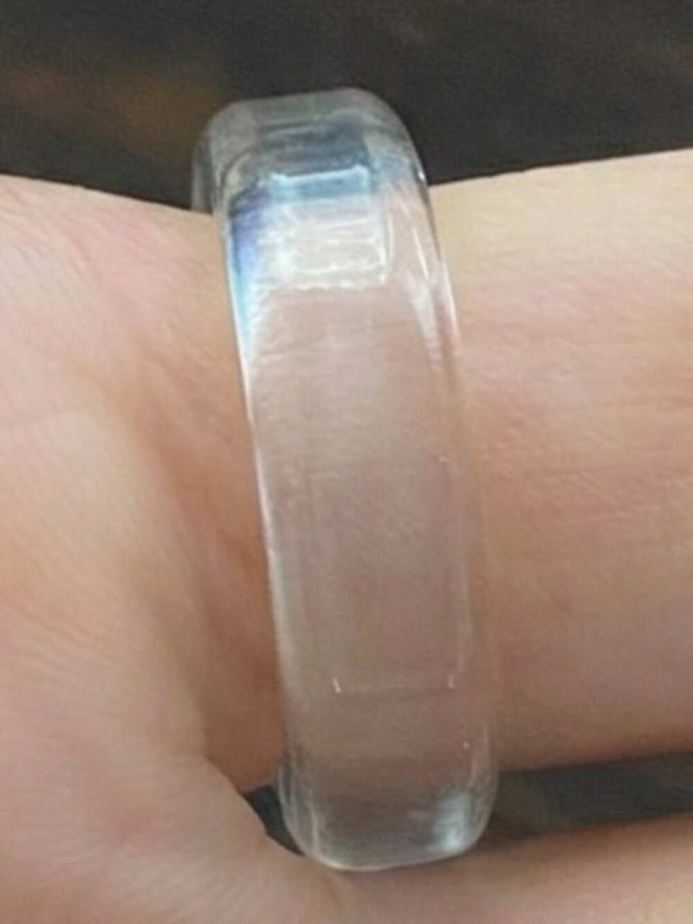 Italian Crystal Swarovski Embedded Clear Ring - Picture 3 of 4